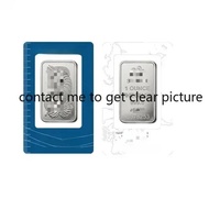 NEWCreative non magnetic golden bullion Copy copper gold plated sealed bar with unique serial number