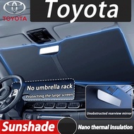 Toyota Sunshade Front Windshield Sunshade Curtain Corolla Cross YARIS ALTIS VIOS Rav4 CAmry chr  exclusive Sunshade