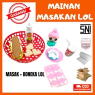 Mainan masak masakan LOL anak murah mainan masak masak mainan food set LOL MS11