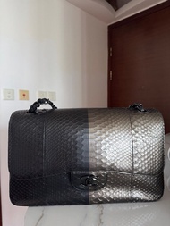 chanel 蛇皮拼色CF