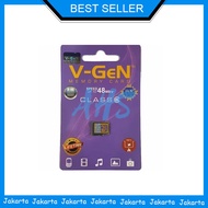 Best Seller MicroSD V-Gen 16GB Card Class 6gb Speed Up to 48MB/s AHS