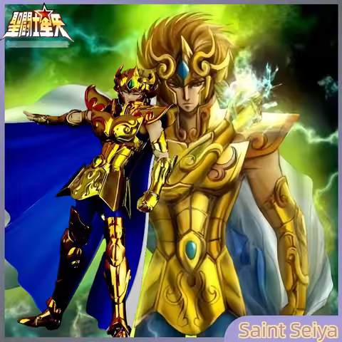 ChuanShen CS Saint Seiya Myth Cloth EX Gold Leo Aiolia Standard Color 24K Gold Version Bonus Ikki He
