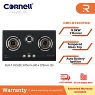 CORNELL 2 Burners | 3 Burners Built-In Glass Hob CBH-G7802TNC CBH-G7803TNC Dapur Gas Gas Stove 煤气炉