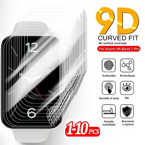 1-10Pcs Hydrogel Film For Xiaomi Mi Band 7 Pro 7Pro Soft Screen Protector Full Coverage Cover Films 