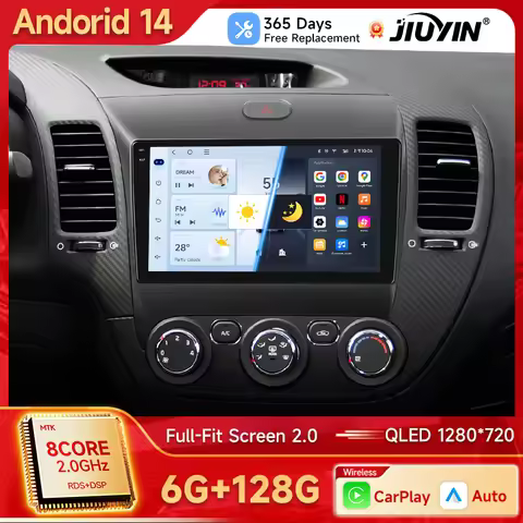 Android Auto Carplay For KIA K3 CERATO FORTE 3 YD Tuner 2013 2014 2015 2016 2017 Multimedia Car Radi