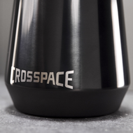Crosspace 純鈦雙層杯 黑曜岩/玫瑰金