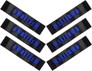 LuFOX 6 Pcs Flexible Bandolier EVA Bullet Ammo Dart Storage Wrist Belt Band Strap for Nerf N-Strike Blaster Gun