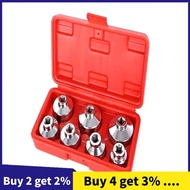 7 Pieces Oil Filter Socket Wrench 24mm to 38mm 3/8-Inch Drive Oil Filter Removal Socket Filter Cap R