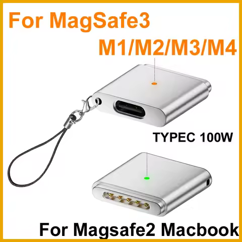 NEW 2026 Magnetic PD100W 20V 5A USB Type-C to Magsafe 3/2 Charger Charging for Mac book lapgop Macbo