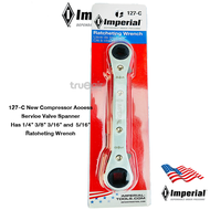 imperial เครื่องมือช่าง  ประแจเปิดวาล์ว Series-127C-New อิมพีเรียล 4ขนาด1/4 3/8  3/16  5/16การเข้าถึ