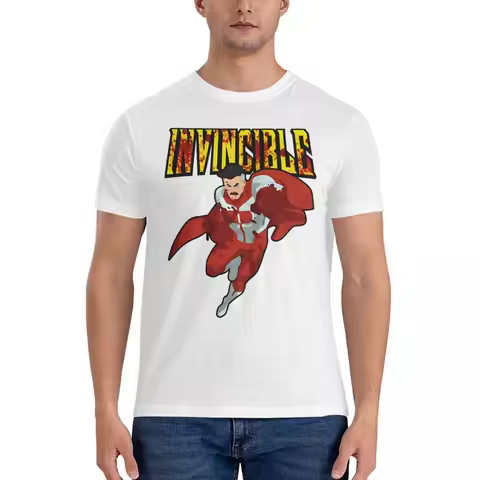 OMNIMAN OMNI-MAN NOLAN GRAYSON (INVINCIBLE SUPERHERO SHOW) T Shirts Men's Cotton Creative T-Shirt In
