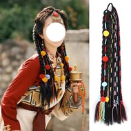 Wig Braids Dirty Braids Wig Dirty Braids Colorful Flowing Ball Wool Braids