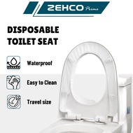FaSoLa Disposable Toilet Seat Cover 5pcs Waterproof Portable Travel Disposable Toilet Seat Pelapik T