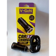 SAVER VGEN VCC2-11A 2USB 3,4,5A CAR CHARGER