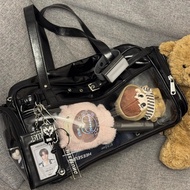 Beg Sakit Gaya Jepun Bahu Tunggal Kapasiti Besar Beg Lencana Lencana Lutsinar Beg Seragam Comel Beg 