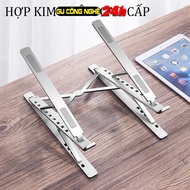Giá đỡ laptop nhôm thiết kế thông minh 2 tầng điều chỉnh độ cao gấp gọn nâng tản nhiệt laptop N8