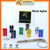 Limited Shoelace Tips Set - Aglets Shoelaces Tips Metal with Box