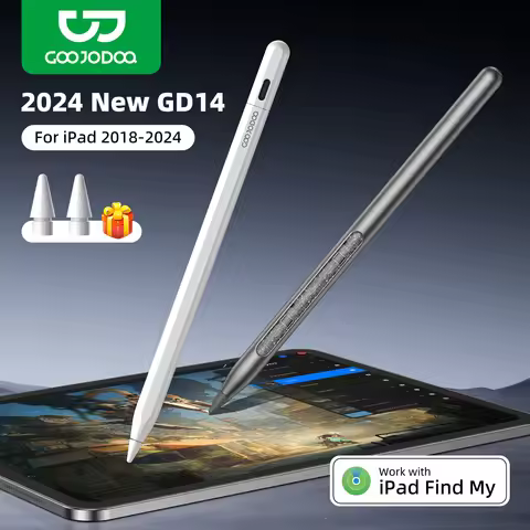GOOJODOQ GD14 Stylus Pen For Apple Pencil 2 iPad Pencil with IPad Find My for iPad Air6/5/ 4 iPad Pr