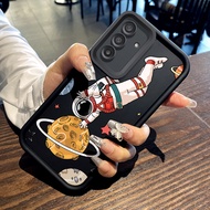 MATA Casing hp for Samsung A17 4G A17 5G M17 5G F17 5G Case Astronaut pattern Cesing HP Case Ceiling