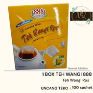 TEH WANGI ROS POTBEG (1 Box/100 sachet)by 888
