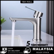 Single Cold Basin Faucet SUS304 Stainless Steel Bathroom Wash Basin Tap Faucet Sink Pillar Water Tap