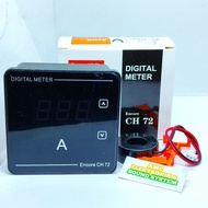 DIGITAL AMPERMETER CH 72 DIGITAL VOLTMETER GOOD QUALITY SQUARE PANEL CH-72 AMPER 120A