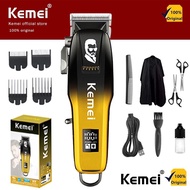 KEMEI Electric Hair Clipper USB Rechargeable Hair Trimmer Professional Barber Cutting Razor LCD Disp