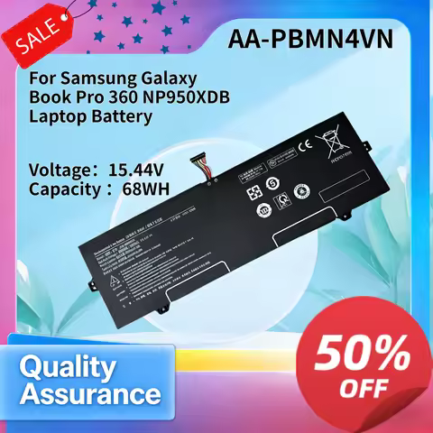 68WH 15.44v Compatible with Sam sung Galaxy Book Pro 360 NP950XDB Laptop Battery AA-PBMN4VN