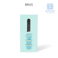 BROS Container Glass Click-In-Mini | High Durability Food Safe Glass Container | Small | Baby Food J