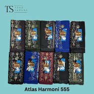 GROSIR 10 PCS Sarung Dewasa Atlas Idaman Harmoni 555 Motif bhs Hitam