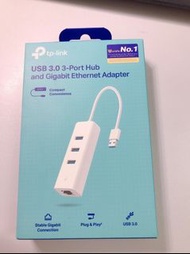 TP-Link UE330 USB 3.0 RJ45 Gigabit外接網路卡 集線器 HUB 擴充埠