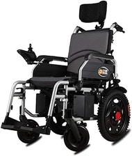Heavy Duty With Headrest Foldable And Lightweight Powered Wheelchair Seat Width: 46Cm 360° Joystick Weight Capacity 120Kg