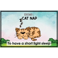 Set banner idioms (English) education for school (idioms untuk sekolah rendah dan menengah)