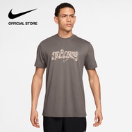 Nike Mens IYKYK Fitness Tee - Cave Stone