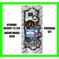 HYUNDAI ACCENT 1.5 12V G4EK ENGINE TOP SET & OVERHAUL SET