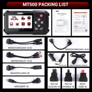 ANCEL MT500 PRO เครื่องสแกน OBD2 สำหรับมอเตอร์ไซค์ เครื่องมือวินิจฉัยระบบเต็มรูปแบบพร้อมฟังก์ชันรีเซ