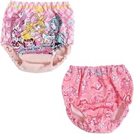 Bandai 572 Kimi to Idol Pretty Cure ♪ Color Panties, Set of 2, C Pattern (39.4 inches (100 cm), 43.3