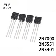 ‌Original 2N7000 2N5551 2N5401 TO-92 Bipolar Transistor & MOSFET