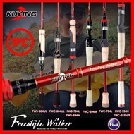 KUYING Freestyle Walker Baitcasting & Spinning Rod Joran Pancing Travel BC Baitcast