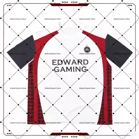 2026 EDG ESports Club Team Jersey T-Shirt Digital Print Pattern Valorant LOL Csgo Short Sleeve T-Shi