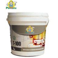 5KG PENTENS T-100 WATER-BASED PU BITUMINOUS WATERPROOFING MEMBRANE.