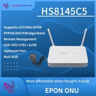 HUAWEI HS8145C5 Modem Upstream Port 1GE+3FE EPON ONT English Version Second Hand(Contains Adaptor)