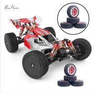 Baoblaze ยาง Wheel RC 12มม. 4ชิ้น Hex สำหรับอะไหล่รถยนต์ WLtoys 144001 124018 HSP