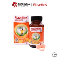 FLAVETTES VITAMIN C ORANGE 250MG (100'S)