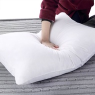 White Pillow with 100% Cotton Feel Filled with Fibre [17 X27 ]  inches