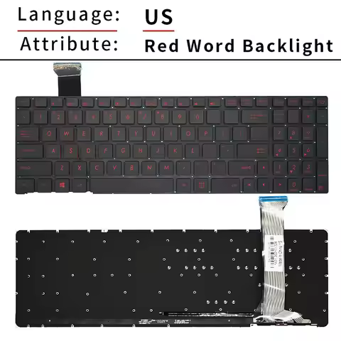 US/RU Laptop Keyboard For ASUS G551 GL551/JM/JX/VW GL551J G771J/JM/JW G58JW N551/Z/JB/JM/Q/JV/JQ/ZU