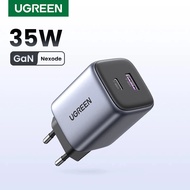 UGREEN GaN 35W Charger USB Charger PD3.0 QC3.0 Quick Charger For iPhone 17 16 15 Pro Samsung Xiaomi 