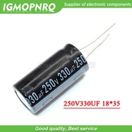 5PCS 250V330UF 18x35mm 250v 330uf 18*35 Electrolytic capa Electrolytic capacitor