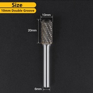 1pcs C Type 6mm shank Tungsten Carbide Rotary Burrs Milling Cutter Rotary Tool