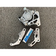 Brembo 2P Caliper 2-Piston PNP for KYB 125Z Disc Brake Rotor 220mm 260mm 300mm 267mm with Grey, Red,